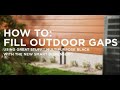 How to Fill Outdoor Gaps with GREAT STUFF Multipurpose Black Sprayfoam Insulation