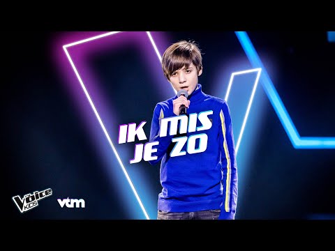 Louis - 'Ik Mis Je Zo' | Blind Auditions | The Voice Kids | VTM