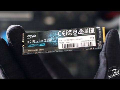SILICON POWER KOMPIUTERIAI IR RYŠIAI SILICON POWER SSD Ace A60 2TB M.2 PCIe Gen3 x4 NVMe 2200/1600 Mb/s video