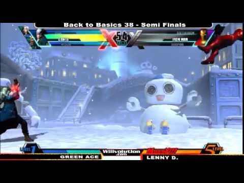 4. BtB38 #UMvC3 - Green Ace (TRI,DAN,WES) vs Lenny D  (DEA,IRO,DOO)