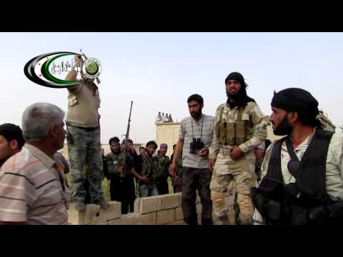 كلمة لقيادة لواء أحفاد الرسول قبيل بدأ معركة الخندق في محيط مطار أبو الظهور