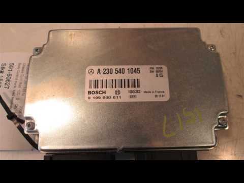 2006 Mercedes SL500 Body Control trunk, load seperation - mbiparts.com Used OEM Mercedes Part... OEM