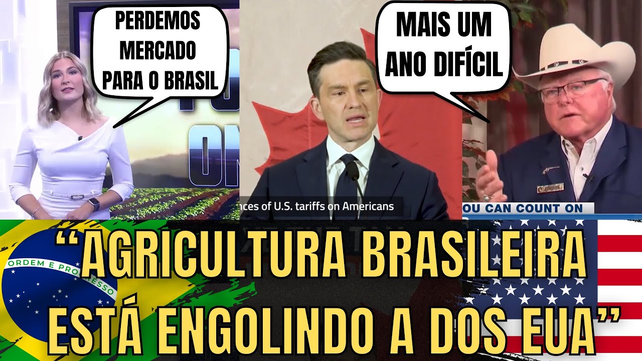Mídia Internacional Repercute Brasil, Agricultura, Trump, BRICS