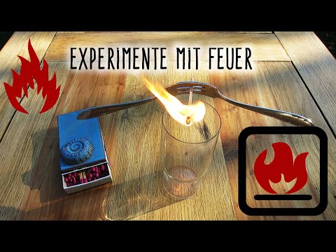Experimente mit Feuer | einfach | wenig Material