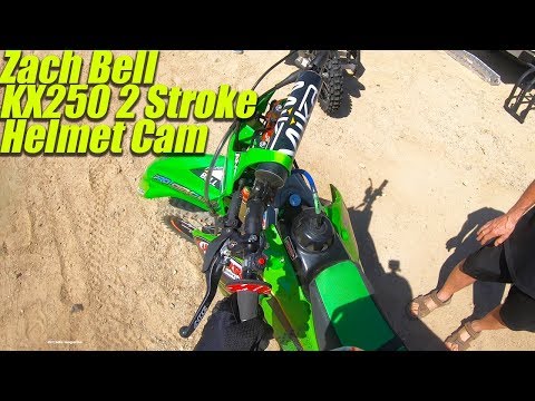 Wide Open KX250 2 Stroke with Zach Bell Helmet Cam - Dirt Bike Magazine