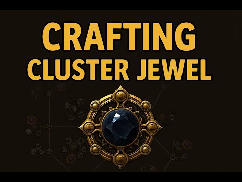 POE - How to easily craft your own Cluster Jewels. #poe #pathofexile 3.26
