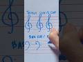 1 Basic Musictheory How To Draw Treble Clef And Bass Clef Learningmusic