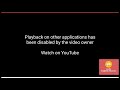 Playback On Other Applications Or Website Has Been Disabled By The Video Owner
