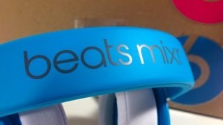 Video thumbnail for beats by dre neon blue mixr unboxing by boxingsinema