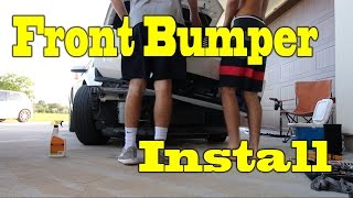 Mustang Cali Special Front Bumper Install! // Vlog 56