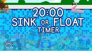 20 Minute Sink or Float Fun! A Super Simple Visual Timer for Everyone!
