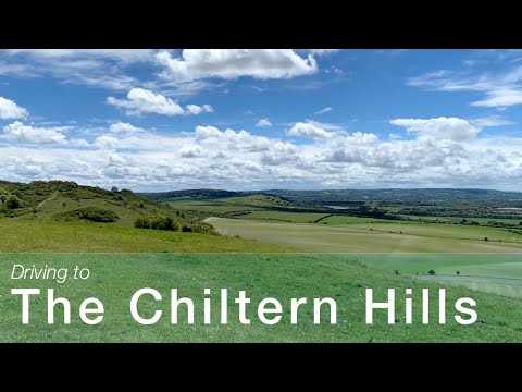 4K | Driving through The Chiltern Hills