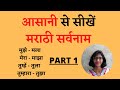 Learn Marathi Pronouns | Learn Marathi Easily | With Shruti