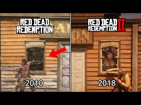 (Part 2) RDR1 VS RDR2 Ultimate Physics and Details Comparison