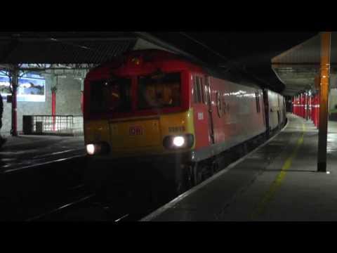 Class 92 action,in the North West 18th October 2013