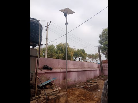 AgriVijay - Solarization of Villages Project by Solar Street Lights for JSW - Haryana_SSL20