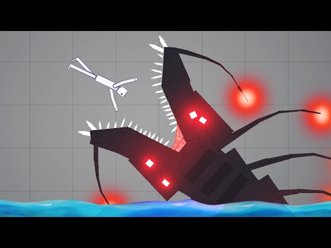 RAGDOLLS Get EATEN By GIANT AI MONSTERS! - People Playground Gameplay