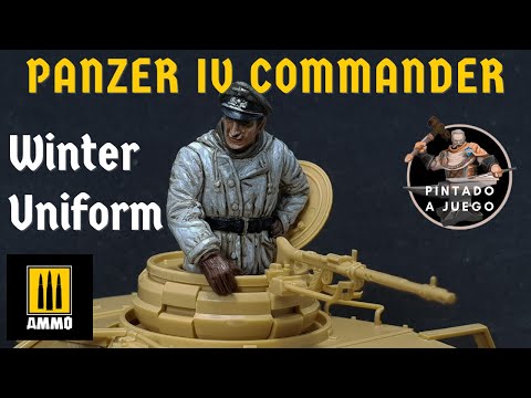 How to Paint Panzer IV Commander in WINTER UNIFORM