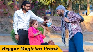 Beggar Magician Prank - Confusing People Prank @CrazyPrankTV