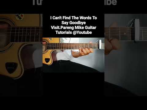 I Can't Tell You Goodbye - Mike Parrish