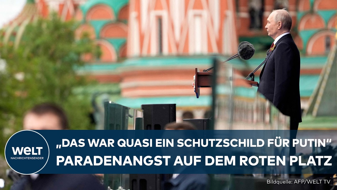 PARADE IN MOSKAU: „Erniedrigend für Wladimir Putin“? General a.D. Kather über Angst am Roten Platz