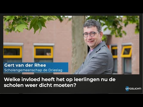 Uitgelicht! 15-12-2020 - Gert van der Rhee over sluiting scholen vanwege coronabesmettingen