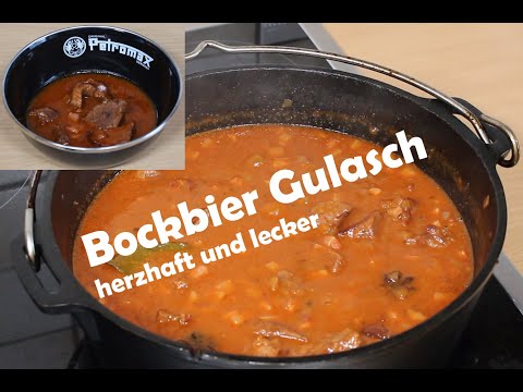 Bockbier Gulasch - herzhaft und lecker
