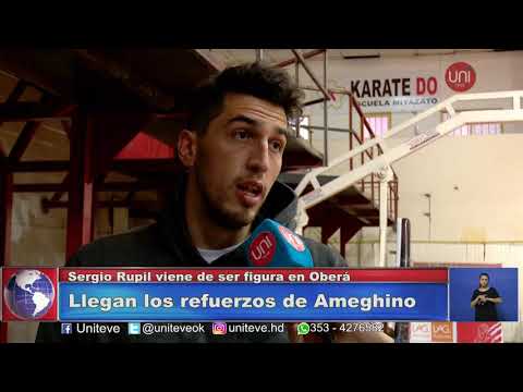 Sergio Rupil es el nuevo refuerzo de Ameghino