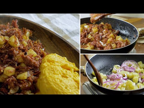 Easy Spicy Corned Beef with Potatoes Recipe - 4K