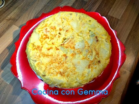Tortilla de patatas – Tortilla española (con menos aceite)