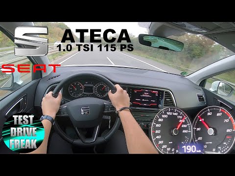 2020 Seat Ateca 1.0 TSI OPF 115 PS TOP SPEED AUTOBAHN DRIVE POV
