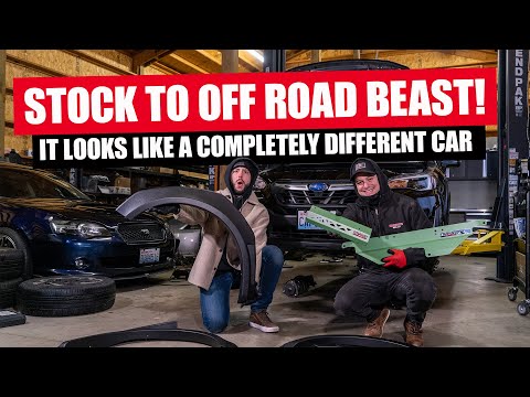 Easy Mods to TRANSFORM Your Subaru Crosstrek! (TRAILS by Grimmspeed Fender Flares & Engine Dress Up)