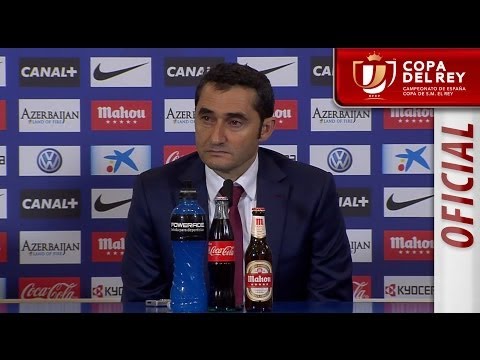 Rueda de Prensa de Valverde tras el Atlético de Madrid (1-0) Athletic Club - HD Copa del Rey