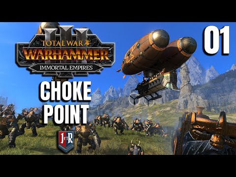 CHOKE POINT - Karak Azorn Modded Dwarf Campaign Total War: Warhammer 3 - 01