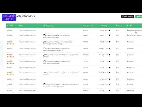 Pedidos en publisuites