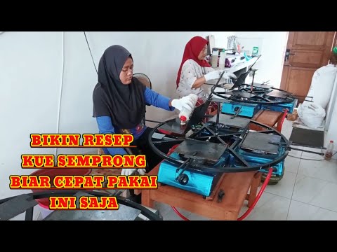 RECIPE FOR MAKING SEMPRONG CAKES QUICKLY USING THIS TOOL ONLY #opakgambir #kuesemprong