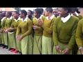Wanafunzi Wa Shule Ya Sekondari Boma La Ng Ombe Wakifurahia Mwenge Wa Uhuru Wilayani Kilolo