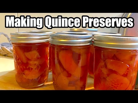 Homemade Quince Preserves