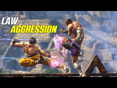 Most Aggressive Law You've Ever Seen! 🥵:Tekken 8