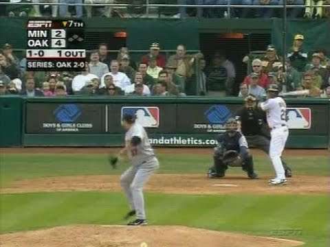 2006 ALDS Athletics vs Twins Game 3 Bottom 7