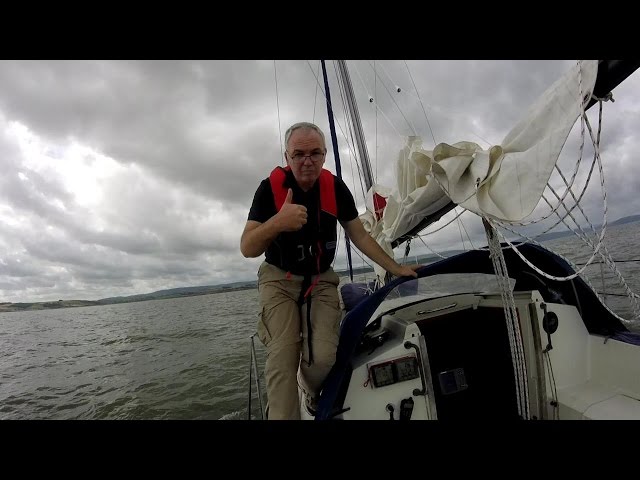 Just About Sailing July 2016 - Single handed Tiller Pilot test plus whoops, Port or Starboard?