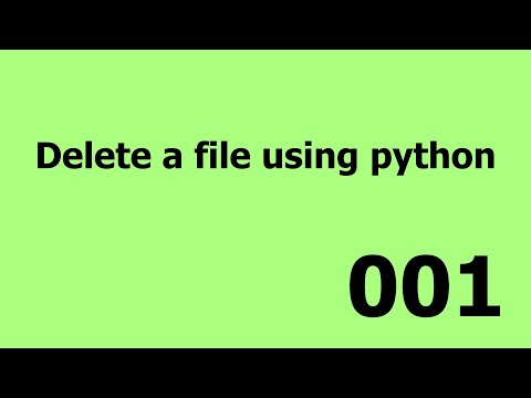 How To Delete File Using Python Simple Method Python3