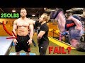 CAN 250LB BODYBUILDER LEARN BACKFLIP?