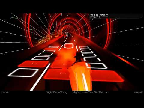 Audiosurf 2 : Nightcore - One Girl [ NightCoreChing ] (HD)