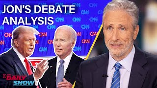 Jon Stewart&#39;s Debate Analysis: Trump&#39;s Blatant Lies and Biden&#39;s Senior Moments | The Daily Show