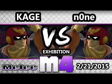 McSmashter 4 - Kage (Captain Falcon) Vs. n0ne (Falcon) SSBM Exhibition - Melee