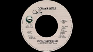 Donna Summer ~ State Of Independence 1982 Funky Purrfection Version