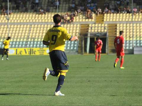 Modena-Sud Tirol 2-0, Coppa Italia, il secondo gol di Ardemagni