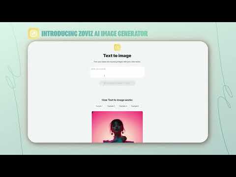 Zoviz AI Image Generator – Free, Fast, and Text-Based