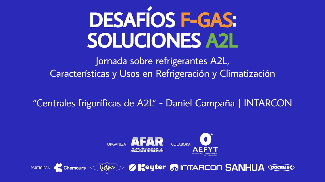 “Centrales frigoríficas de A2L” - Daniel Campaña | INTARCON